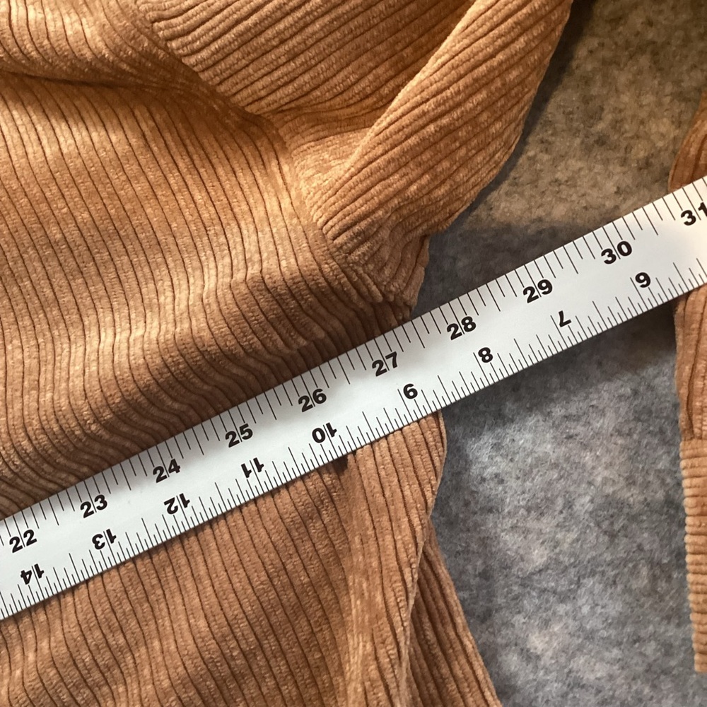 Maurices Tan Corduroy Button Down Lightweight Shacket, Size‎ XL - Picture 4 of 9